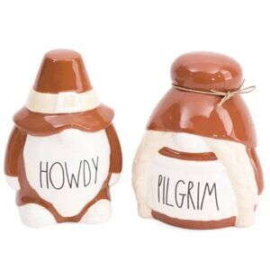 Rae Dunn "Howdy Pilgrim" Gnomes SET